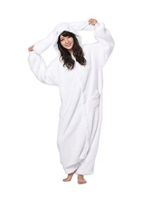 Cosplay SAZAC Fleece Kigurumi Cinnamoroll tamanho livre novo do Japão - Imagem 1 de 4