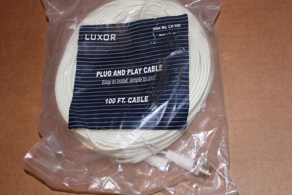 NEW - 100ft BNC CCTV Security Camera  Video & Power Cable in one - Image 1 of 1