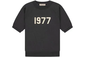Fear of God Essentials 1977 SS Raglan Crewneck Iron - Picture 1 of 7