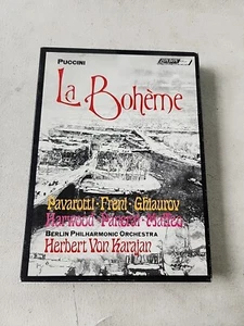 Vintage La Boheme -Puccini - Cassette Tapes Original Box With Program Guide 1976 - Picture 1 of 8
