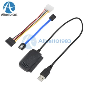 SATA/PATA/IDE to USB2.0 Converter Cable Adapter for 2.5/3.5'' Hard Drive Disk - Picture 1 of 7