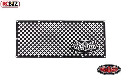 RC4WD Logo BLACK Billet Grill Metal Mesh 80 x 34mm inc Fixings Z-S1506 - Image 1 of 4