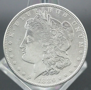 1886 SEHR HOCHWERTIGER MORGAN SILBER DOLLAR FROSTIGE AUSWAHL BANKFRISCH   - Bild 1 von 2