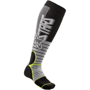 Calcetines de motocross Alpinestars (adulto) MX Pro MX (gris/amarillo fluo) - Imagen 1 de 1