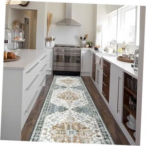 Boho Mandala Muster 2x6ft Läufer Teppich Rutschfest Waschbar Küchenläufer Rug - Bild 1 von 8