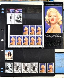 Legends of Hollywood Marilyn Monroe 1995 Stamps - United States Stamp Job Lot - Picture 1 of 5