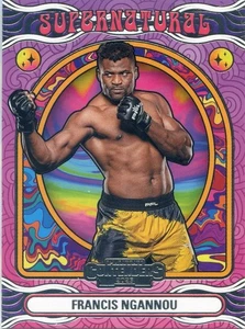 2025 Panini Contenders PFL Debut FRANCIS NGANNOU #3 SUPERNATURAL INSERT - Picture 1 of 2