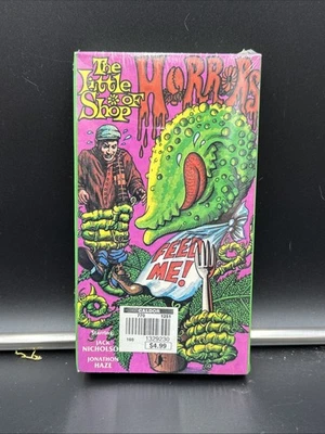 Vintage The Little Shop of Horrors Movie VHS 1960 Factory Sealed 1987 Foto 1 de 4