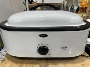 Oster 22lb Electric Turkey Roaster Oven RO1 Slow Cooker 18 Qt CKSTRS18-W * - Picture 1 of 16