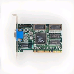 Vintage Trident 8257G/V5 TVGA96PCI PCI VGA Video Card Jaton Retro PC - Picture 1 of 4