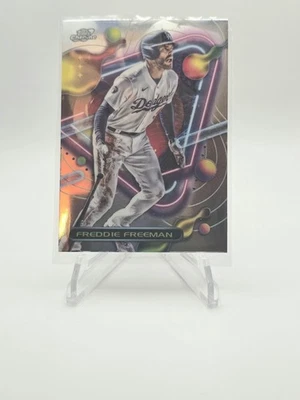 2023 Topps Chrome Cosmic Freddie Freeman #143 Los Angeles Dodgers MLB - Image 1 of 2