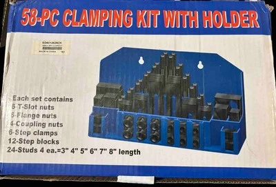 58 Pc Clamping Kit With Holder Brand New In Box - Image 1 of 2