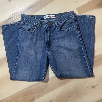Levi's Denizen 285 Jeans Mens 32 X 29 Med Blue Wash Relaxed Fit Stretch Denim - Image 1 of 4