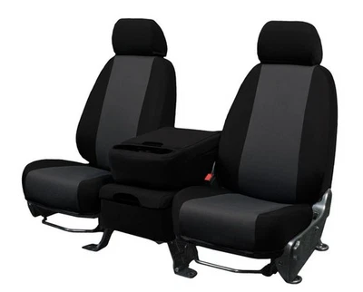 CalTrend Car Seat Covers Fit Jeep Grand Cherokee L 2021-2025 Charcoal EuroSport - Image 1 of 4