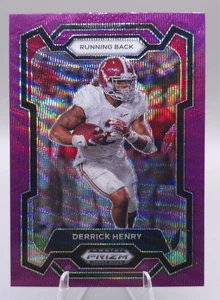 2024 Panini Prizm Draft Picks #100 Derrick Henry Purple Wave Prizm Alabama - Picture 1 of 2