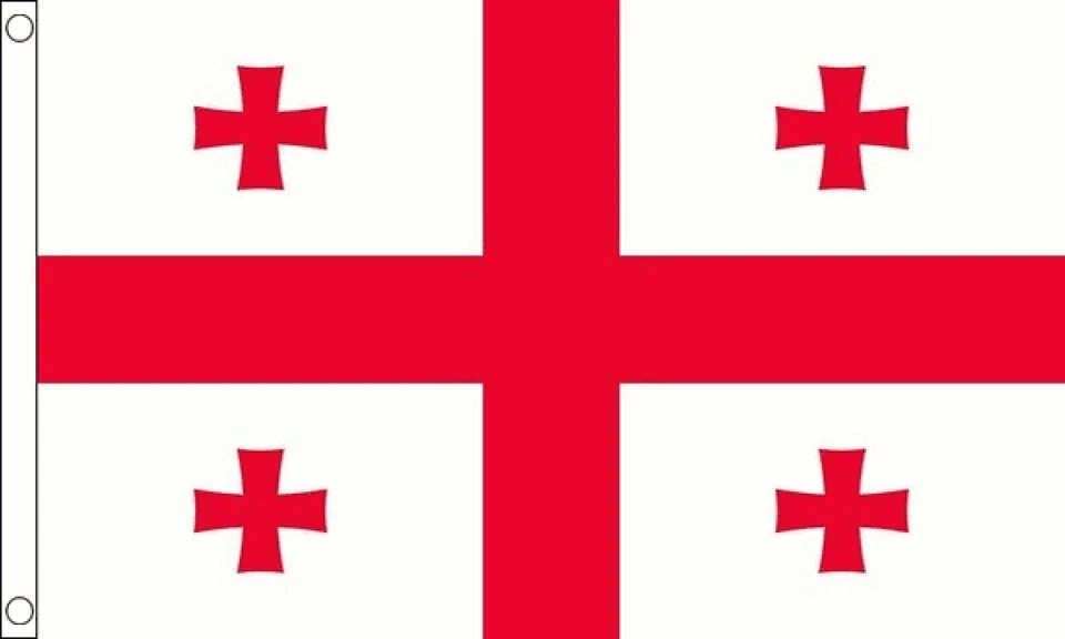 GEORIGIAN ( GEORIGIA) FLAG 5ft X 3ft - Image 1 of 1