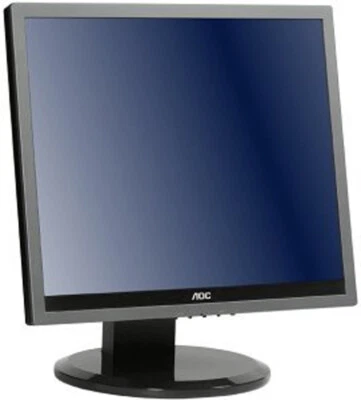 AOC 919Pz 19-Zoll Monitor TN SXGA 1280x1024 VGA DVI Lautsprecher 2ms schwarz Gut - Bild 1 von 4