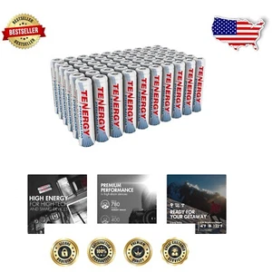 60-Pack Premium NiMH AAA Rechargeable Batteries, 1000mAh for Long-Term Savings - Picture 1 of 8