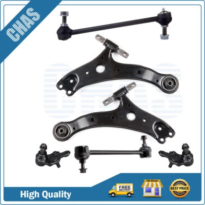 6x barras estabilizadoras de rótulas de brazo de control inferior delantero para Toyota Avalon 2005-10 11 12 Foto 1 de 4