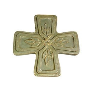 Blessings Unlimited Unending Love Wooden Cross 85830 - Celadon Green - Picture 1 of 6