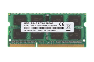 8GB 2RX8 DDR3 1600MHz PC3-12800S 204PIN SO-DIMM Laptop Notebook Memory RAM - Picture 1 of 5