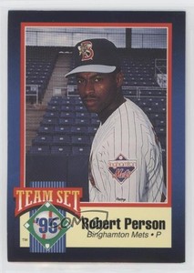1995 Team Set Binghamton Mets Robert Person #16 Rookie RC