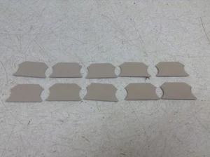 Weidmuller WAP 2.5/4/6/10 Tan Cable Terminal Placa WAP254610 Lote de 10 - Imagen 1 de 3