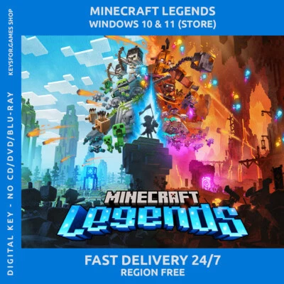 Minecraft Legends | PC | Windows 10 & 11 | MS Store MC Base Game | Region Free