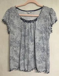 Top I APPEL donna maniche corte blu L - Foto 1 di 5
