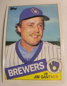 1985 Jim Gantner Topps Karte #781 Milwaukee Brewers Baseball Vintage Trading MLB 2ndB - Bild 1 von 3