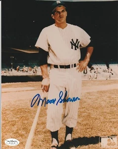 BILL MOOSE SKOWRON SIGNED 8X10 PHOTO NEW YORK YANKEES FIRST BASEMAN JSA STICKER - Picture 1 of 3