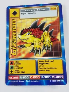 Gizamon Bo-71 Digimon Digi Battle Digital Monsters Serie 2 Bandai 1999 - Bild 1 von 2