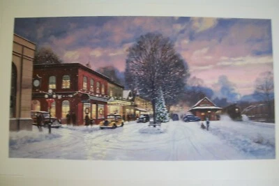 保罗·兰德里 LE 印花 - “这是一个美妙的圣诞节”签名 #1149/1250 - GWS — 第 1/4 张图片