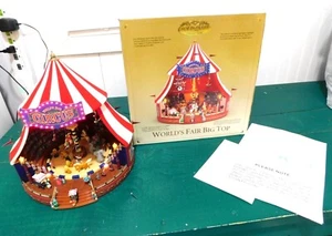 Mr Christmas Gold Label World's Circus Fair Big Top Music Decor with Box WORKS - Picture 1 of 7