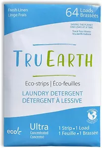 Tru Earth Eco-Strips Laundry Detergent (Fresh Linen - 64 Loads) - Picture 1 of 3