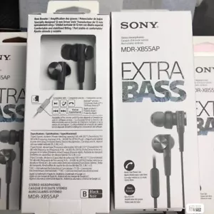 SONY MDR-XB55AP Bass Booster Auriculares Intrauditivos Micrófono Remoto en Línea - 2 Colores - Imagen 1 de 13