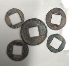 2000 Year old Collection of 5 HAN DYNASTY China Chinese Coin Lot (#C804)