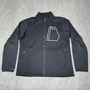 Under Armour Storm Jacket Men's XL Full Zip Black Pockets Long Sleeve - Picture 1 of 15
