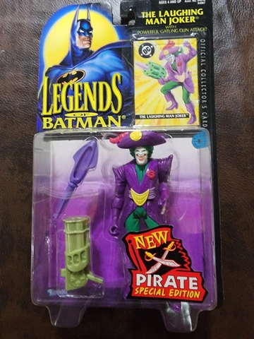 Kenner 1995 Legends of Batman Laughing Man Joker Pirate Special Edition New Cover