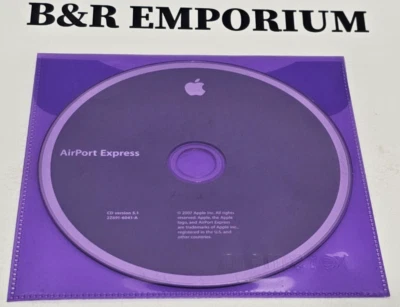 AirPort Express Version 5.1 - (2007 Apple, Inc.) - Used CD-ROM - Image 1 of 3