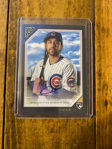 2022 Topps Gallery Alfonso Rivas Auto Chicago Cubs - Picture 1 of 2