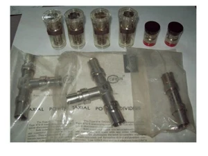 Set (#1) 50 Ohm Coaxial Components, new, vintage, made by General Radio, USA - Picture 1 of 9