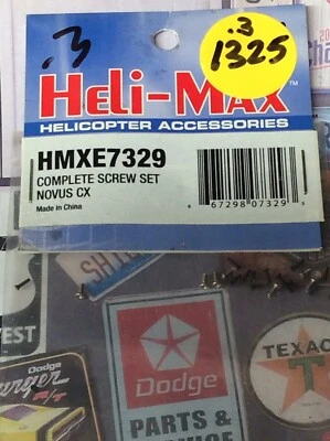 Heli-Max HMXE7329 Complete Screw Set: Novus CX NewInPack USA Shipped - Image 1 of 2