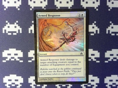 Foil Armed Response	 Fifth Dawn - Magic the Gathering MTG White - Image 1 of 2