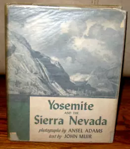 Ansel Adams John Muir Yosemite and the Sierra Nevada Original 1948 1st HC DJ - Picture 1 of 13