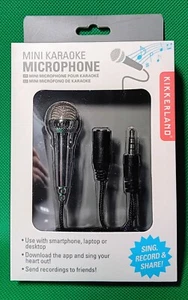 KIKERLAND MINI KARAOKE MICROPHONE: Smartphones, Laptops, Desktops SING RECORD - Picture 1 of 4