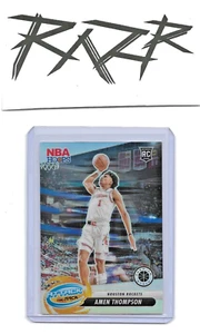 2024 PANINI NBA HOOPS PREMIMUM STOCK HOUSTON ROCKETS AMEN THOMPSON RC PRIZM - Picture 1 of 2