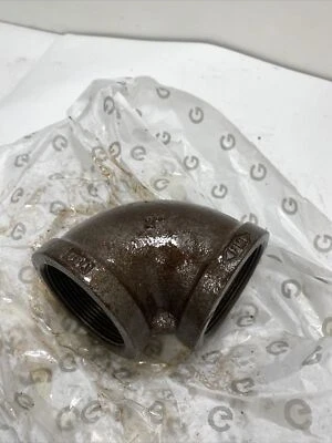 2" 150 Female NPT 90° Elbow iron Pipe Fitting - Image 1 of 4