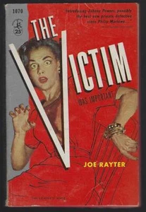 Victim Was Important Joe Rayter 1955 Vintage Mystery Paperback - Picture 1 of 1