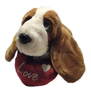 LOVE DACHSHUND PERRO QUILLA JUGUETES SIMPLEMENTE SUAVE 17" PELUCHE PELUCHE PELUCHE PELUCHE - Imagen 1 de 18